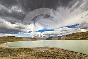 Amarga lagoon, Torres del Paine National Park, Chile, South America