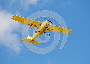 Amateur aircraft in flight