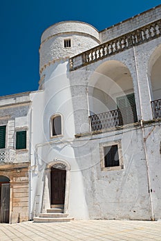 Amati tower. Cisternino. Puglia. Italy.
