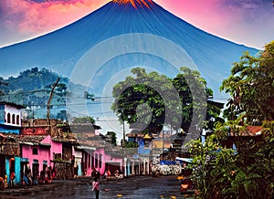 Amatitlan, Guatemala, Guatemala. Generative AI. photo