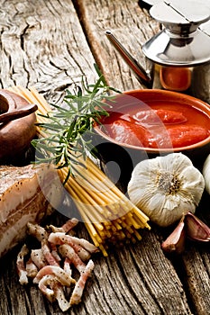 Amatriciana ingredients