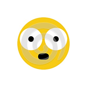 Amazed surprised emoji emoticon icon