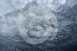 Amazing abstract Nimbostratus clouds in the sky