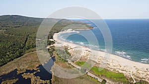 Amazing Aerial view of Perla beach, Bulgaria