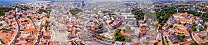 Amazing aerial view of the Tallinn