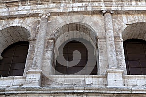 The amazing ancient Colosseum architecture