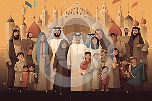 Amazing and attractive image for Eid Ul Adha AI Generated illustration