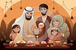 Amazing and attractive image for Eid Ul Adha AI Generated illustration