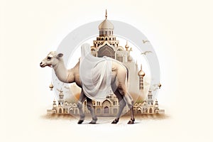 Amazing and attractive image for Eid Ul Adha AI Generated illustration