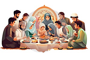 Amazing and attractive image for Eid Ul Adha AI Generated illustration