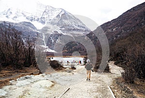 Amazing autumn season at Yading Nature Reserve in Sichuan, China