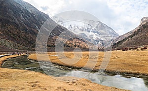 Amazing autumn season at Yading Nature Reserve in Sichuan, China