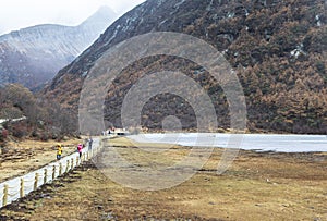 Amazing autumn season at Yading Nature Reserve in Sichuan, China