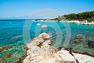 Amazing beach Greece Sarti