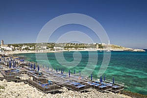 Amazing beach at Leuca,landscape,panorama