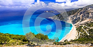 Amazing beaches of Greece series - Myrtos in Kefalonia