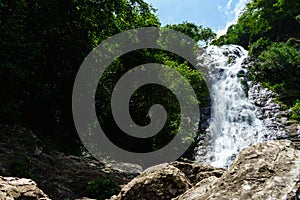 Amazing beautiful waterfalls at Sarika Waterfall Nakhon Nayok, T