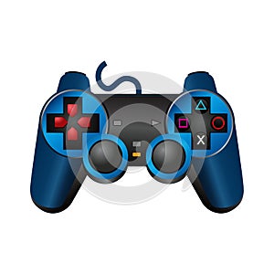 Amazing blue red game controler