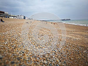 Amazing Brighton seaside during summer
