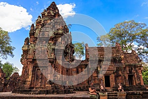 Amazing Buildings in Banteay Srey Temple, Cambodia