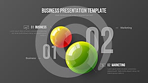 Amazing business infographic presentation vector illustration concept. Corporate marketing analytics data report creative design l