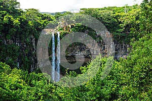 Amazing Chamarel Waterfall on Mauritius