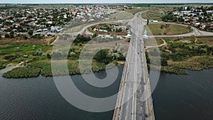 Amazing city of Kherson. Top view. Ukraine