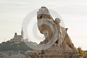 Amazing city Marseille the view from la Gare, France