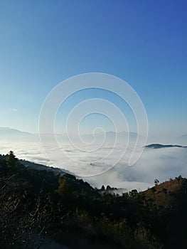 Amazing Cloud view from Hill top