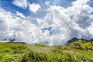 Amazing cloud view near Salento