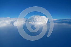 Amazing clouds against a blue sky