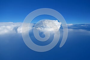 Amazing clouds against a blue sky