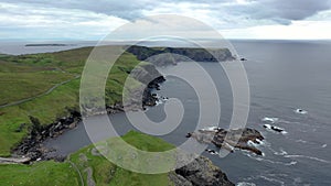 The amazing coast of Dooey between Glencolumbkille and Maling Beg Donegal - Ireland