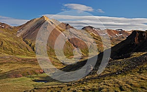 Amazing colorful mountains, Iceland