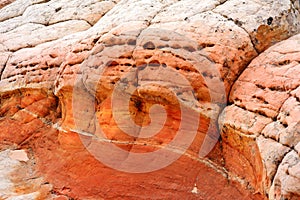 Amazing colors and shapes of sandstone formations in White Pocket, Arizona