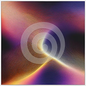 Computer generated image of wavy lines
