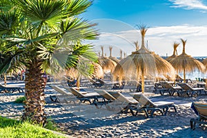 Amazing Fanabe beach in Tenerife, Canary Islands, Spain photo