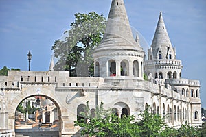 Amazing Fisherman's bastion in Budapest