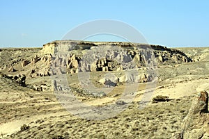 Amazing geological features in Cappadocia