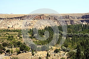 Amazing geological features in Cappadocia