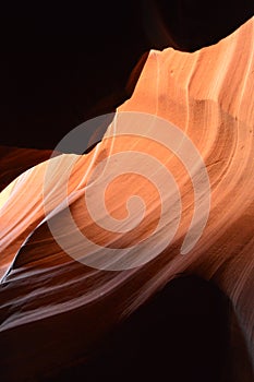 Amazing Geological Formations In Antelope Canyon. Land of Navajos. Geology. Holidays. Travel.