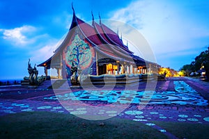 Amazing glow, Temple, Phu Phrao Sirinthorn Ubon Ratchathani