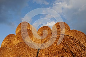 Amazing Golden Hay Bales