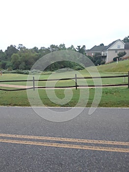 Amazing golf course green grass