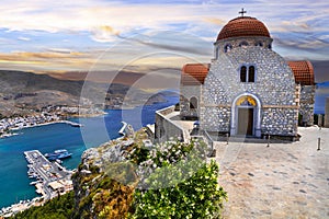 Amazing Greece - beautiful Kalymnos island, Dodecanese. photo