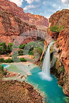 Amazing Havasu falls in Arizona