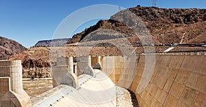 The amazing Hoover Dam on Nevada and Arizona boarders