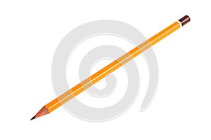 Amazing isolated pencil on pure white background.