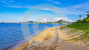 Amazing Koh Samui island beach and landscape panorama in Thailand