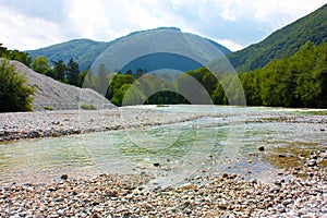 Amazing ladnscape of the Alps taken in Slovenia